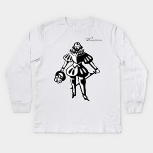 Conquistador Art Kids Long Sleeve T-Shirt